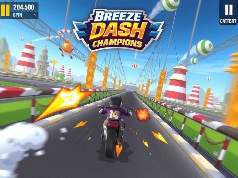Breeze Dash Champions gameplay screenshot
